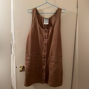 Jungmaven jumper / shift dress - coyote brown